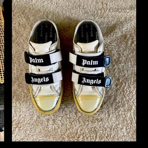 Palm Angels Vulcanized Velcro White Sneakers sz 39
